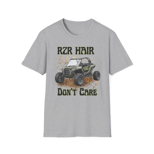 RZR Hair Don't Care T-Shirt — Off-Road UTV Mud Adventure Tee