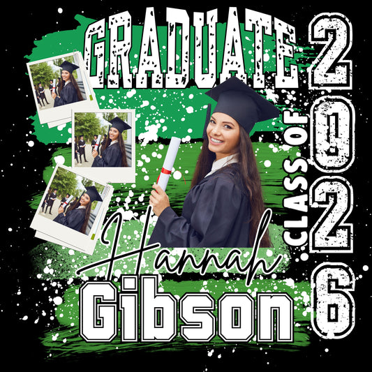 Custom Senior Graduation Shirt 2026/ Personalized Photo Tee