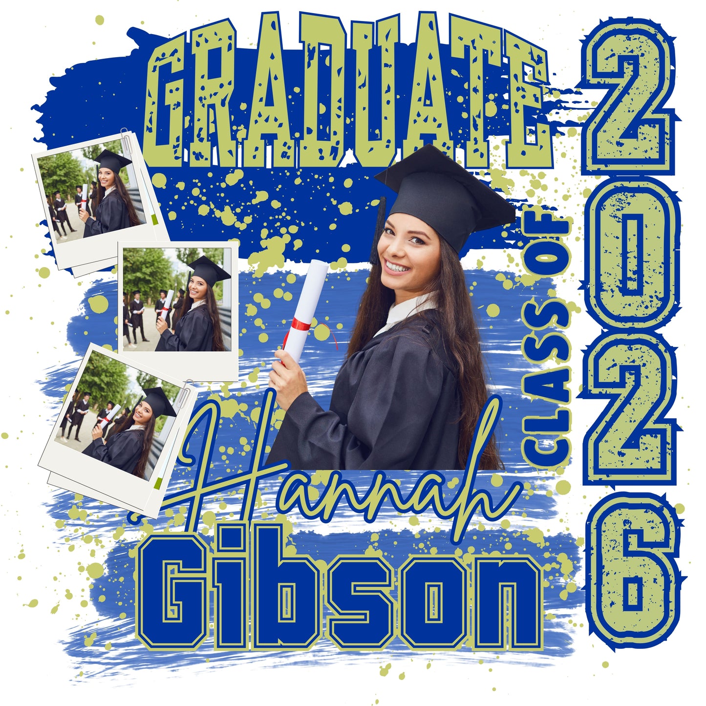 Custom Senior Graduation Shirt 2026/ Personalized Photo Tee