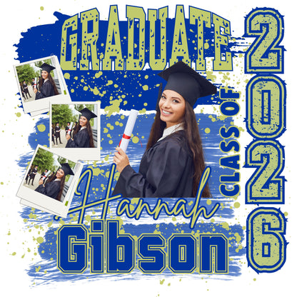 Custom Senior Graduation Shirt 2026/ Personalized Photo Tee