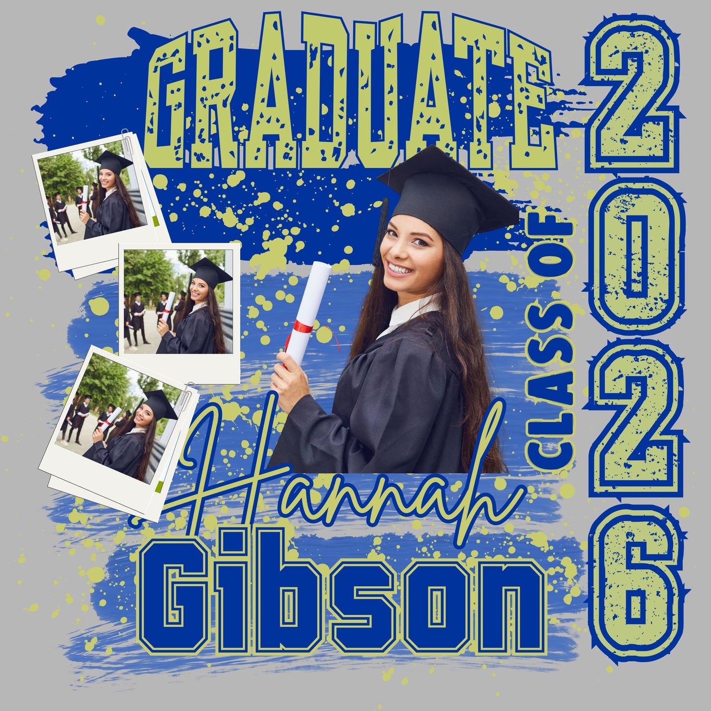 Custom Senior Graduation Shirt 2026/ Personalized Photo Tee
