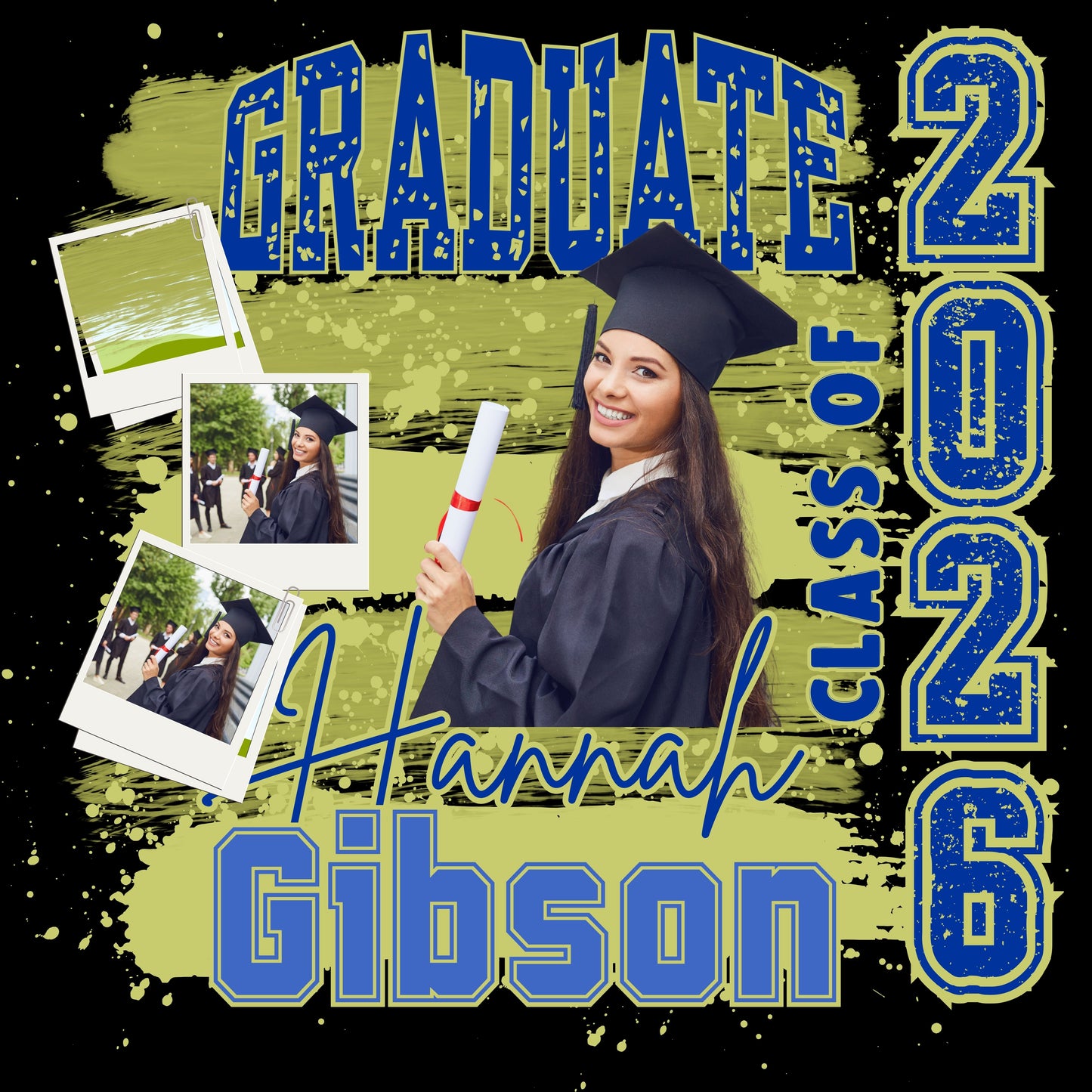 Custom Senior Graduation Shirt 2026/ Personalized Photo Tee