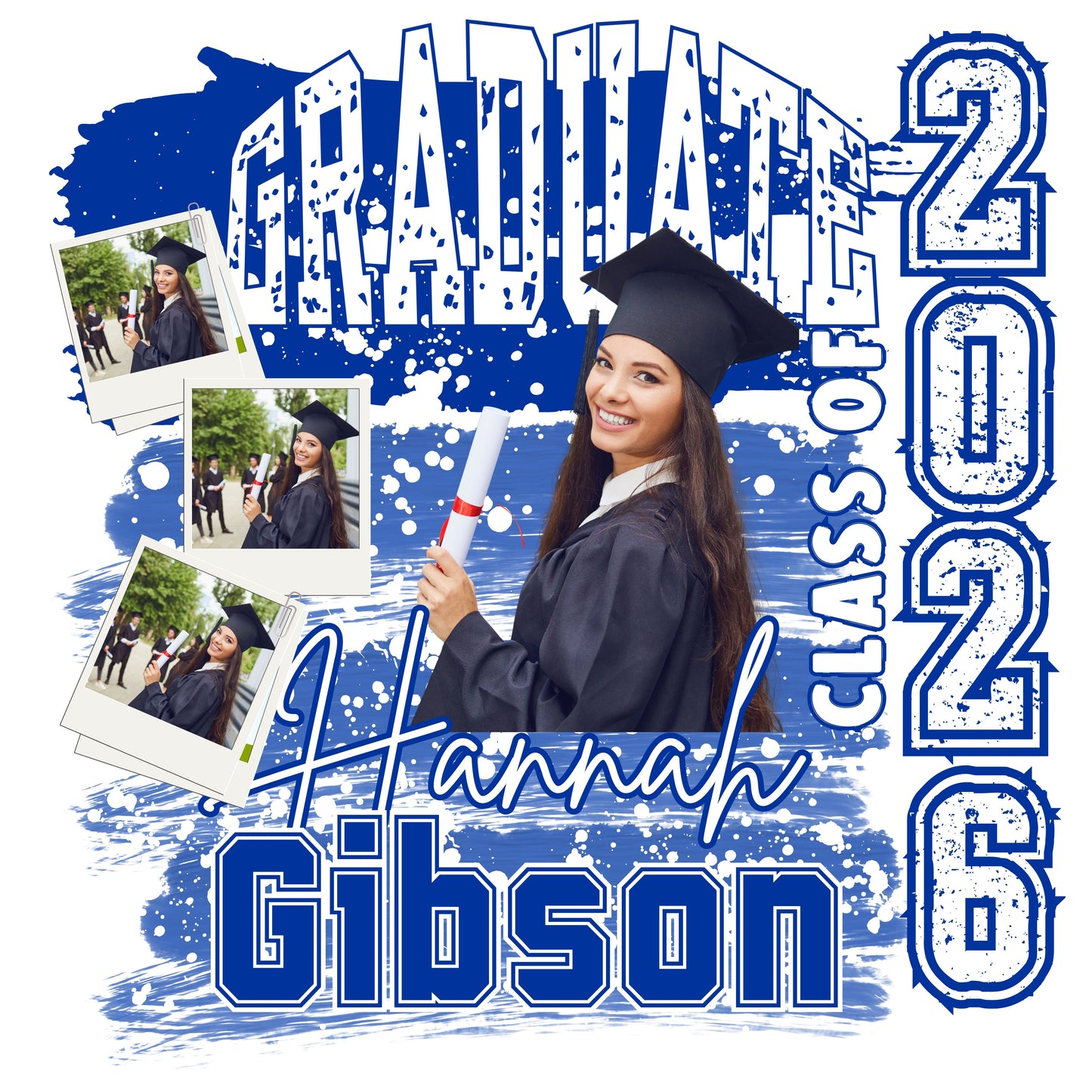 Custom Senior Graduation Shirt 2026/ Personalized Photo Tee
