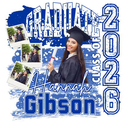 Custom Senior Graduation Shirt 2026/ Personalized Photo Tee