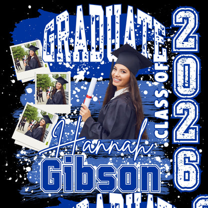 Custom Senior Graduation Shirt 2026/ Personalized Photo Tee
