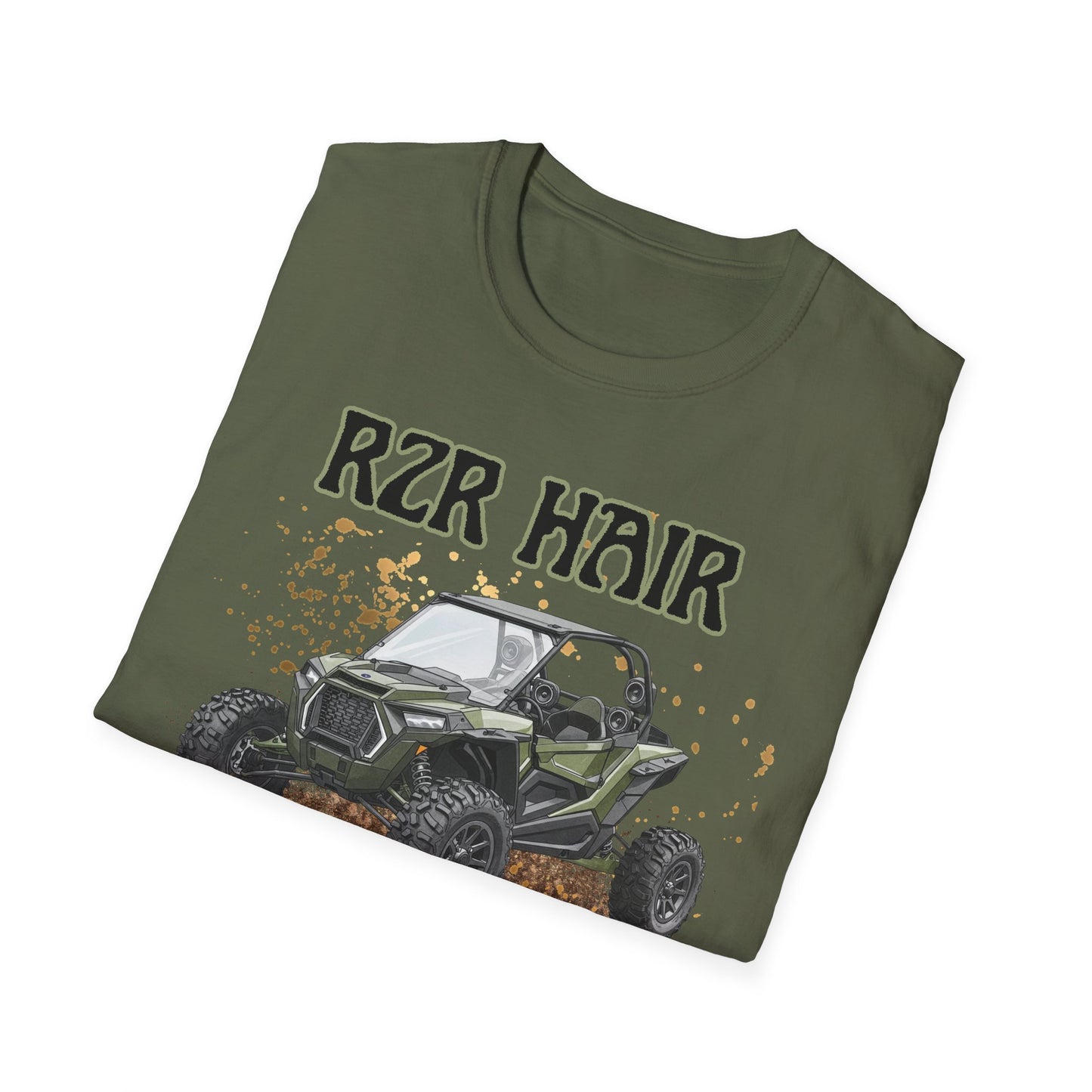 RZR Hair Don't Care T-Shirt — Off-Road UTV Mud Adventure Tee