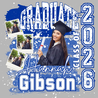 Custom Senior Graduation Shirt 2026/ Personalized Photo Tee
