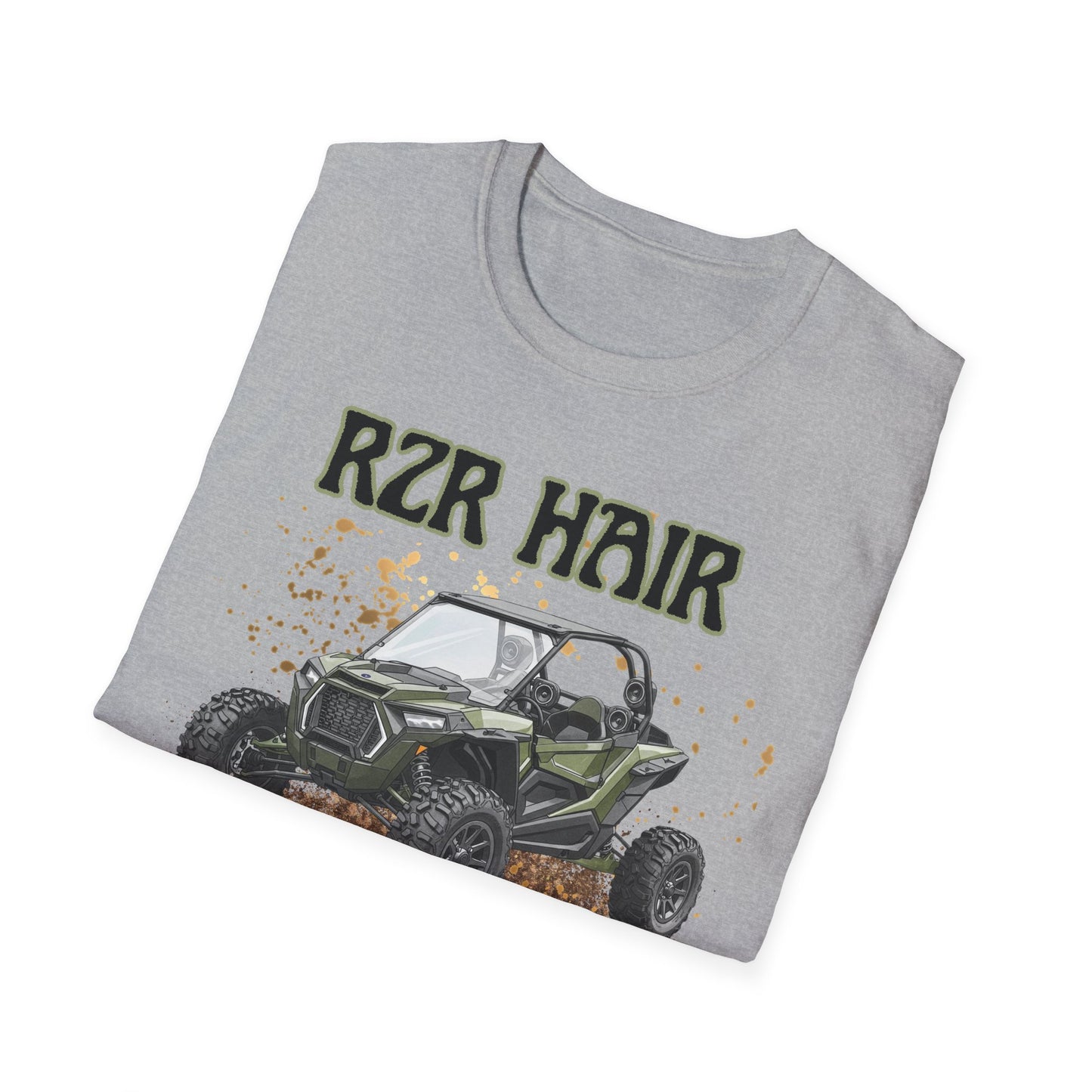 RZR Hair Don't Care T-Shirt — Off-Road UTV Mud Adventure Tee
