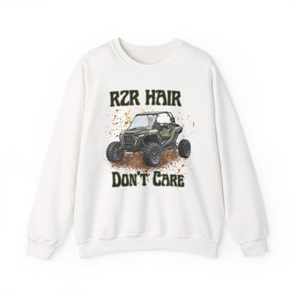 Sweatshirt — "RZR Hair Don't Care" Off-Road UTV Crewneck