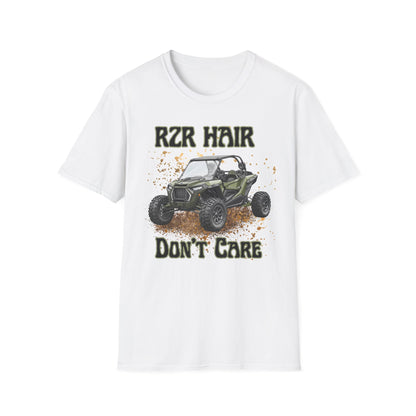 RZR Hair Don't Care T-Shirt — Off-Road UTV Mud Adventure Tee
