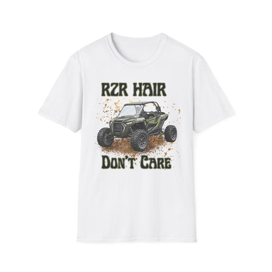 RZR Hair Don't Care T-Shirt — Off-Road UTV Mud Adventure Tee