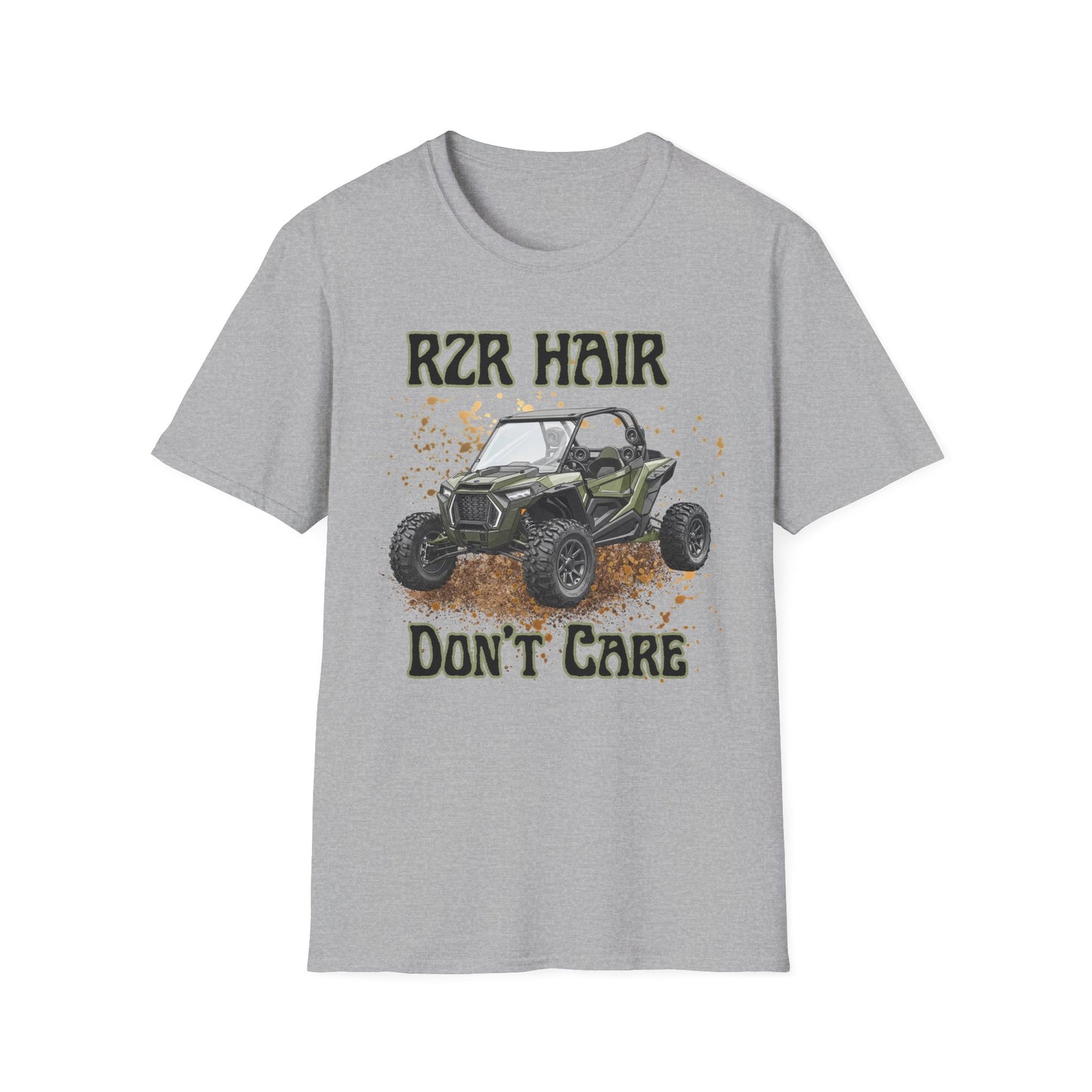 RZR Hair Don't Care T-Shirt — Off-Road UTV Mud Adventure Tee