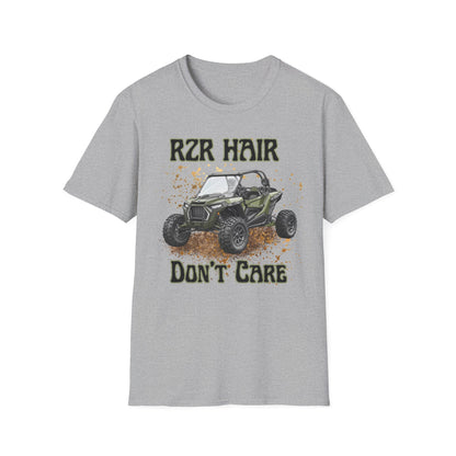 RZR Hair Don't Care T-Shirt — Off-Road UTV Mud Adventure Tee