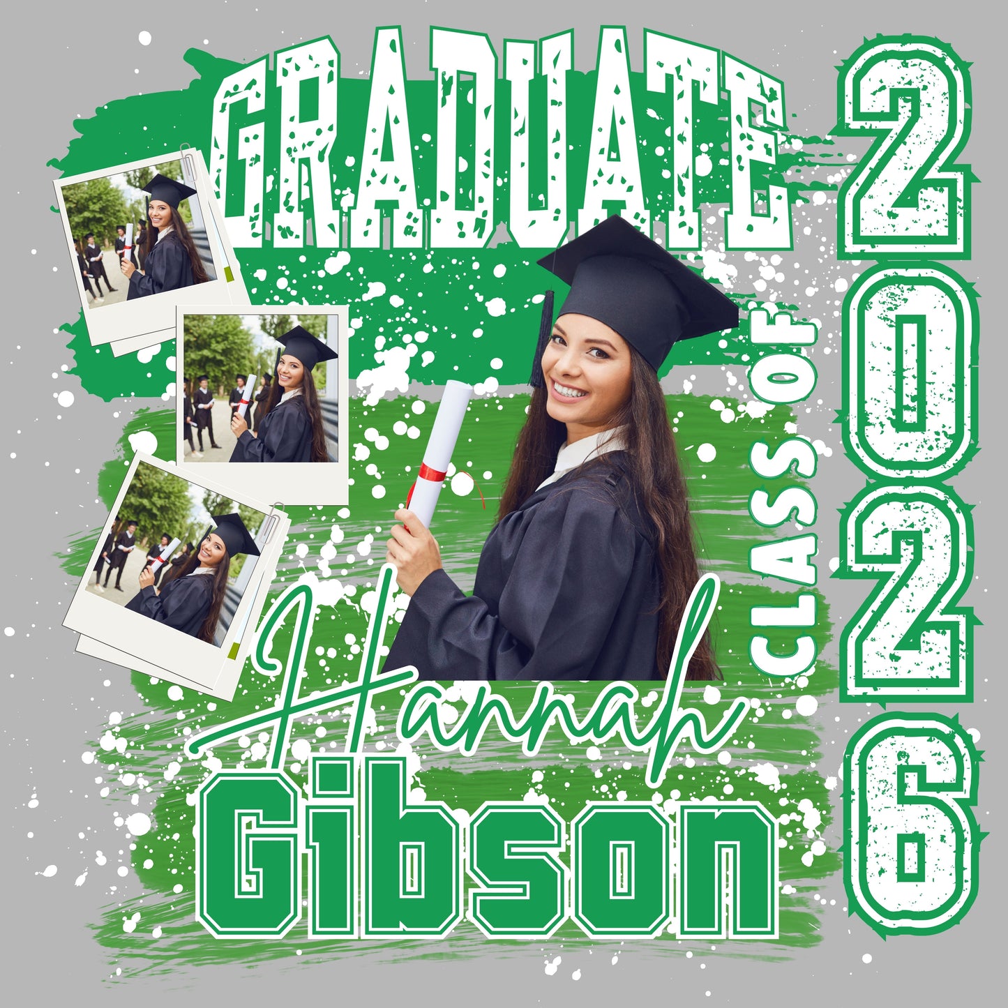 Custom Senior Graduation Shirt 2026/ Personalized Photo Tee