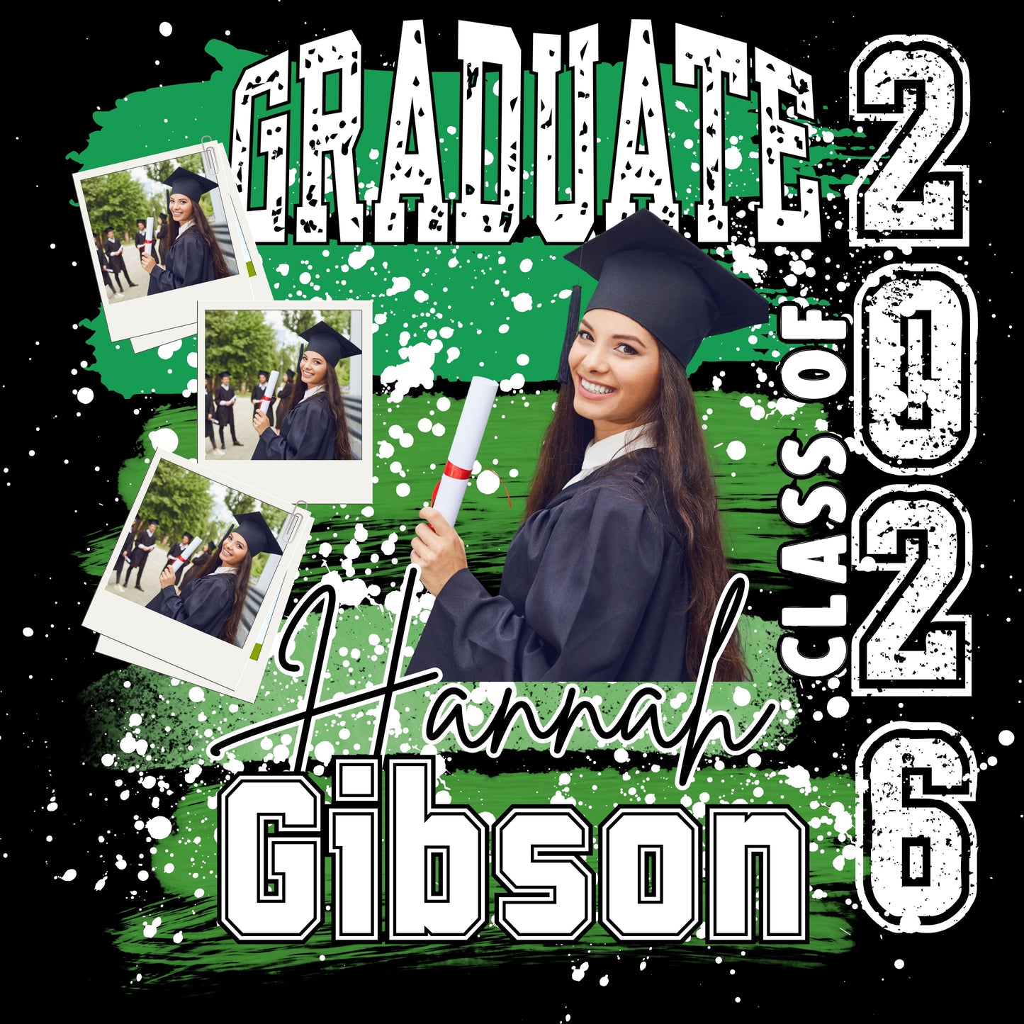 Custom Senior Graduation Shirt 2026/ Personalized Photo Tee