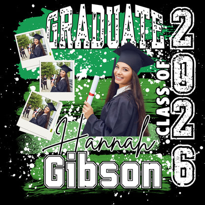 Custom Senior Graduation Shirt 2026/ Personalized Photo Tee