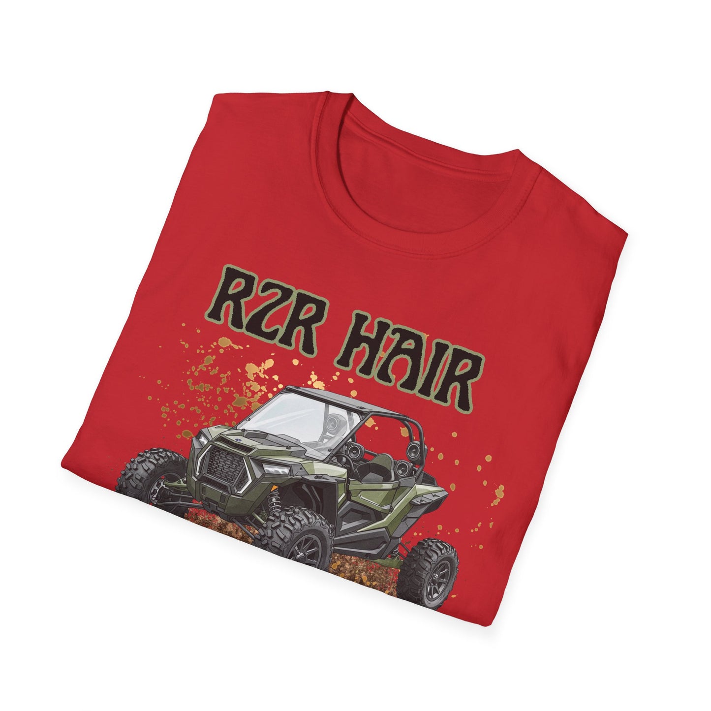 RZR Hair Don't Care T-Shirt — Off-Road UTV Mud Adventure Tee