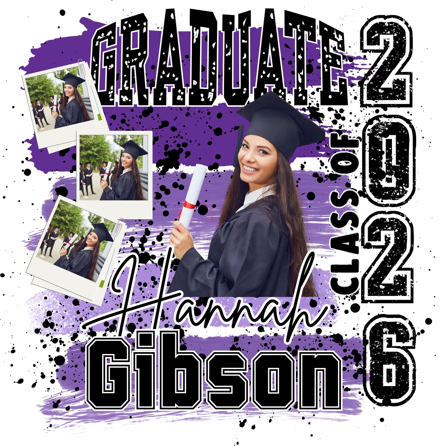 Custom Senior Graduation Shirt 2026/ Personalized Photo Tee