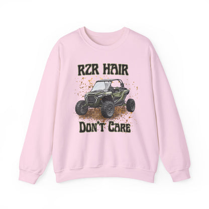 Sweatshirt — "RZR Hair Don't Care" Off-Road UTV Crewneck