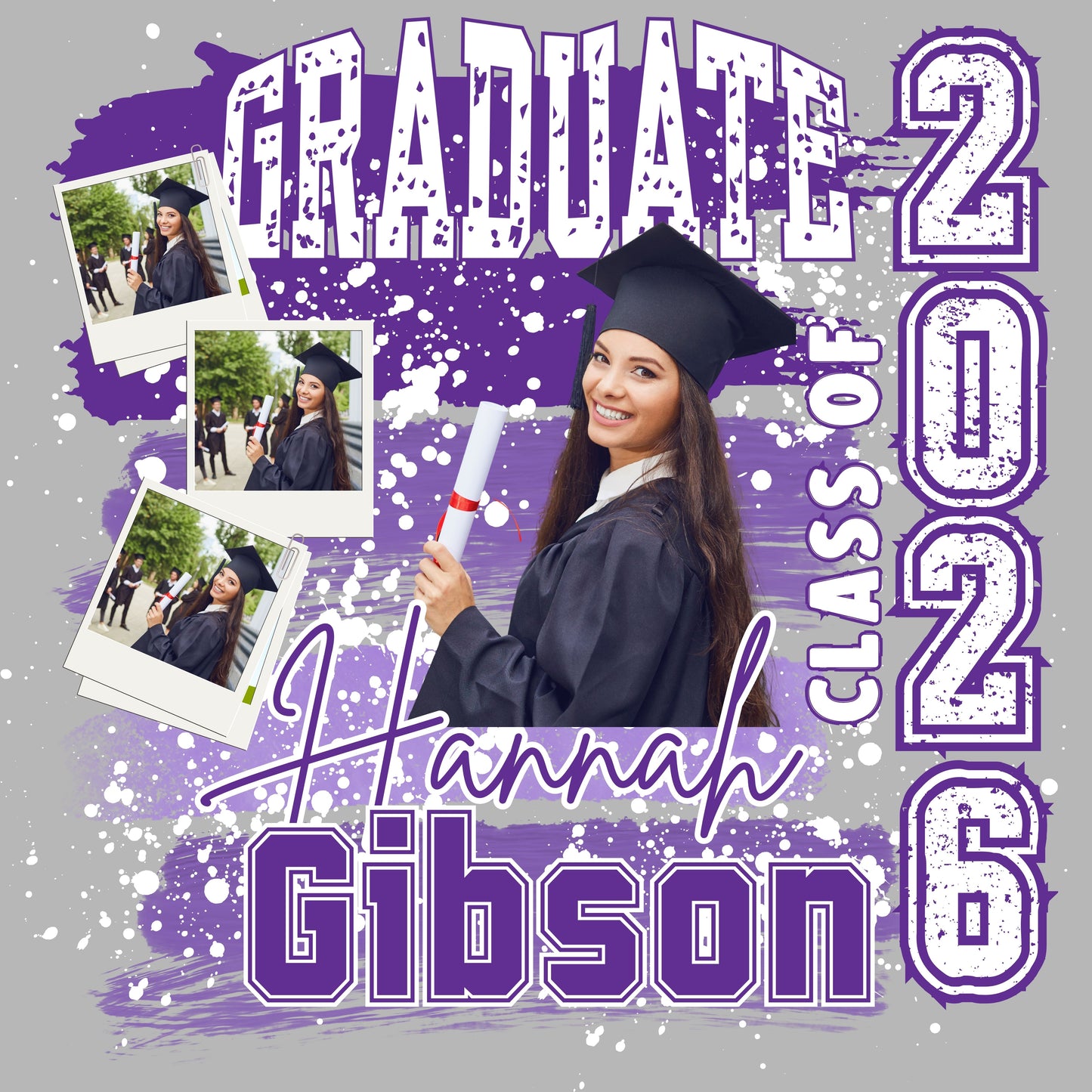 Custom Senior Graduation Shirt 2026/ Personalized Photo Tee